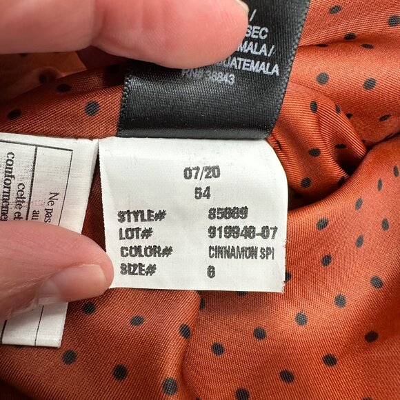 Sam Edelman Womens Trench Coat Size 6 Wool Blend Cinnamon Spice Fall Wardrobe - Picture 6 of 8